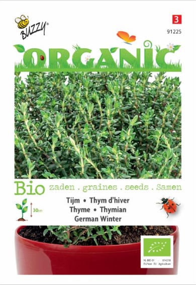 Tijm, Wintertijm BIO (Thymus vulgaris) 900 zaden BU